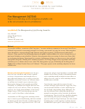 Cover page: Fire Management 24/7/365: Report of a workshop on the mitigation of wildfire risk in the mixed conifer forests of California