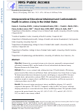 Cover page: Intergenerational Educational Attainment and Cardiometabolic Health in Latino Individuals Living in the United States
