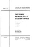 Cover page: Finite Element Analysis for Solid Rocket Motor Cases
