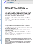 Cover page: Challenges in the diagnosis of hemophagocytic lymphohistiocytosis: Recommendations from the North American Consortium for Histiocytosis (NACHO)