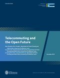 Cover page of Telecommuting and the Open Future