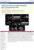 Cover page: Treating Aortic Stenosis and Mitral Regurgitation With 1 Transcatheter Heart Valve 2 Birds With 1 Stone