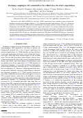 Cover page: Exchange coupling in (111)-oriented La0.7Sr0.3MnO3/La0.7Sr0.3FeO3 superlattices