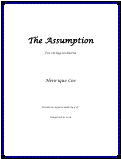 Cover page: The Assumption