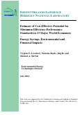 Cover page: Estimate of Cost-Effective Potential for
Minimum Efficiency Performance
Standards in 13 Major World Economies
Energy Savings, Environmental and
Financial Impacts