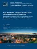 Cover page: How Does Home Energy Score Affect Home Value and Mortgage Performance?