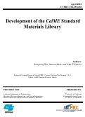 Cover page: Development of the CalME Standard Materials Library