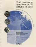 Cover page of Third International Symposium on GIS in Higher Education, Program flier
