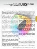 Cover page: An Ethical Analysis of Color Blindness and Its Implications in the Workplace