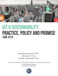 Cover page of IoT &amp; Sustainability: Practice, Policy and Promise
