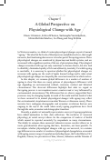 Cover page: A global perspective on physiological change with age