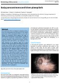 Cover page: Scalp porocarcinoma and lichen planopilaris