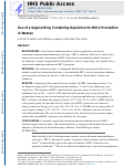Cover page: Use of a Vaginal Ring Containing Dapivirine for HIV-1 Prevention in Women