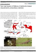 Cover page: Toxic toad invasion of Wallacea: A biodiversity hotspot characterized by extraordinary endemism.