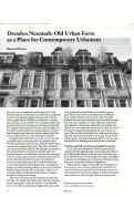 Cover page: Dresden Neustadt  --  Old Urban Form as a Place for Contemporary Urbanism