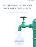 Cover page: Water and Wastewater Rate Hikes Outpace CPI: