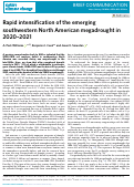 Cover page: Rapid intensification of the emerging southwestern North American megadrought in 2020–2021