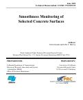 Cover page of Smoothness Monitoring of Selected Concrete Surfaces