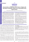Cover page: Characterization of REM sleep without atonia in patients with narcolepsy and idiopathic hypersomnia using AASM scoring manual criteria.