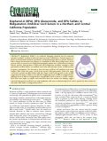 Cover page: Bisphenol‑A (BPA), BPA Glucuronide, and BPA Sulfate in Midgestation Umbilical Cord Serum in a Northern and Central California Population