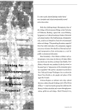 Cover page: Tithing for Environmental Education:  A Modest Proposal     [Vision, Culture and Landscape]
