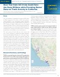 Cover page: New Tool from UC Irvine Could Save the State Millions while Providing Better Data on Truck Activity in California