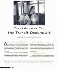 Cover page: Food Access For the Transit-Dependent