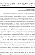 Cover page: Mínguez, Norberto, ed. Ficción y no ficción en los discursos creativos de la cultura española. Madrid: Iberoamericana, 2013. Impreso. 306 pp.