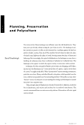 Cover page: Planning, Preservation and Polyculture     [Transformation and Conservation in Historic Environments]