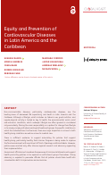 Cover page: Equity and Prevention of Cardiovascular Diseases in Latin America and the Caribbean