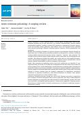 Cover page of Acute rotenone poisoning: A scoping review