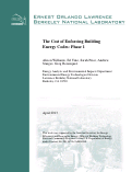 Cover page: The Cost of Enforcing Building Energy Codes: Phase 1