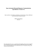 Cover page: Open Automated Demand Response Communications Specification (Version 1.0)