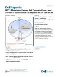 Cover page: MCT1 Modulates Cancer Cell Pyruvate Export and Growth of Tumors that Co-express MCT1 and MCT4