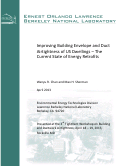 Cover page: Improving Building Envelope and Duct Airtightness of US Dwellings - the Current State of Energy Retrofits