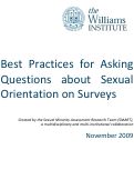 Cover page: Best Practices for Asking Questions about Sexual Orientation on Surveys