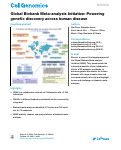 Cover page: Global Biobank Meta-analysis Initiative: Powering genetic discovery across human disease