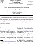 Cover page: Shape matching and registration by data-driven EM