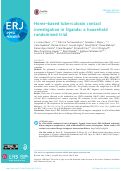Cover page: Home-based tuberculosis contact investigation in Uganda: a household randomised trial