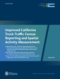 Cover page: Improved California Truck Traffic Census Reporting and Spatial Activity Measurement&nbsp;