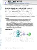Cover page: Genetic Incorporation of ϵ‐N‐Benzoyllysine by Engineering Methanomethylophilus alvus Pyrrolysyl‐tRNA Synthetase