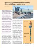 Cover page: Improving pumping plant efficiency does not always save energy