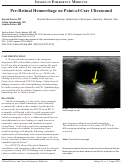 Cover page: Pre-Retinal Hemorrhage on Point-of-Care Ultrasound