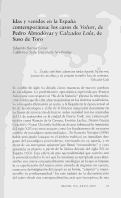 Cover page: Idas y venidas en la España contemporánea: los casos de <em>Volver</em>, de Pedro Almodóvar y <em>Calzados Lola</em>, de Suso de Toro
