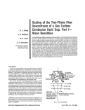 Cover page: The two-phase flow downstream of a production engine combustor swirl cup