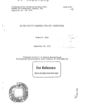 Cover page: AN IBM 360/370 CHANNEL FOR CDC COMPUTERS