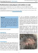 Cover page: Erythematous scaly plaques and nodules on scalp