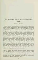 Cover page: Jews, Visigoths, and the Muslim Conquest of Spain