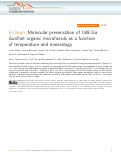 Cover page: Erratum: Molecular preservation of 1.88 Ga Gunflint organic microfossils as a function of temperature and mineralogy