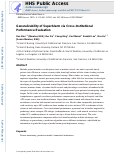 Cover page: Generalizability of SuperAlarm via Cross-Institutional Performance Evaluation